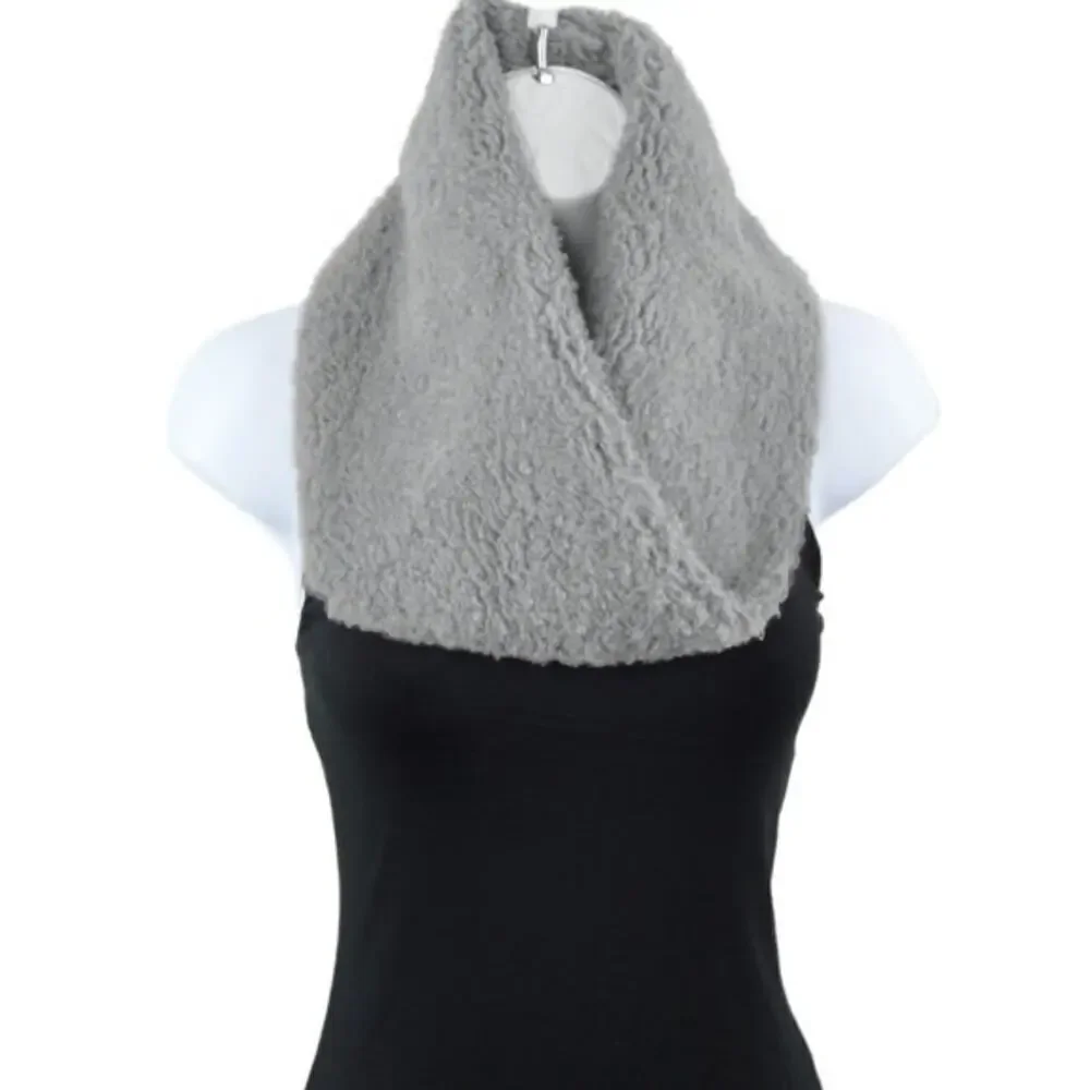 New! Rachel Roy Women's Layla Faux Fur Neck Warmer Snood Scarf